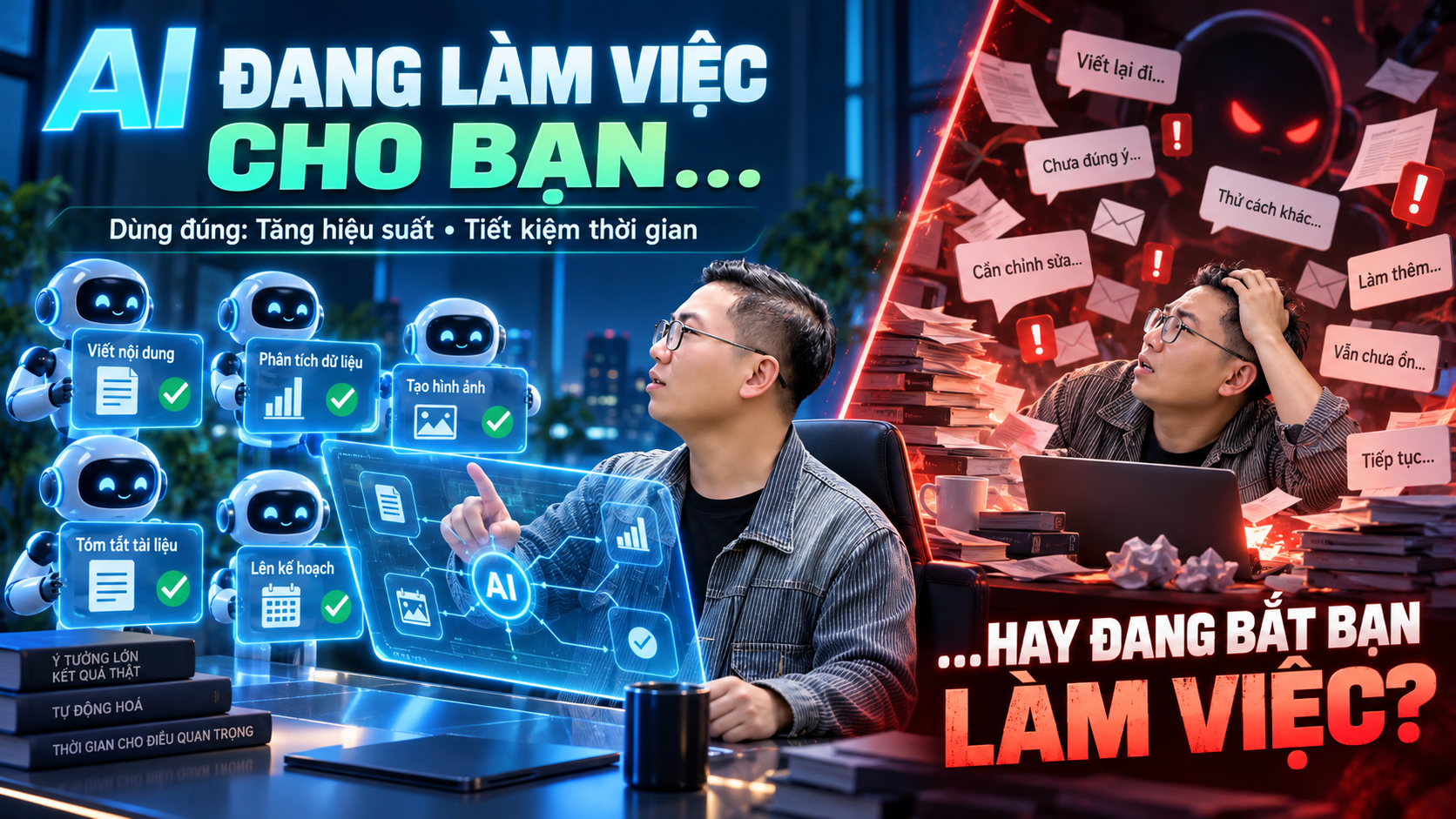 Ứng dụng AI để tăng hiệu suất và tự động hóa công việc